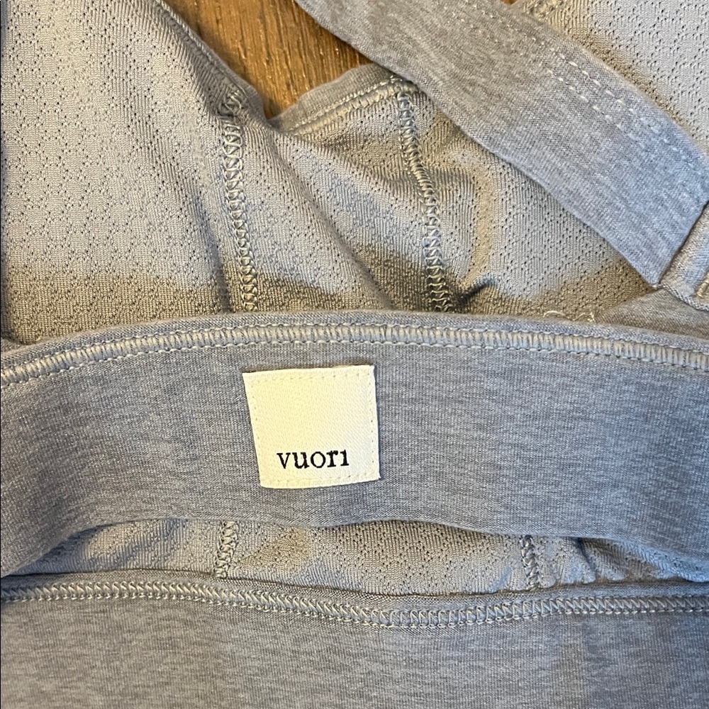 Vuori Light Blue Sports Bra - Picture 2 of 3